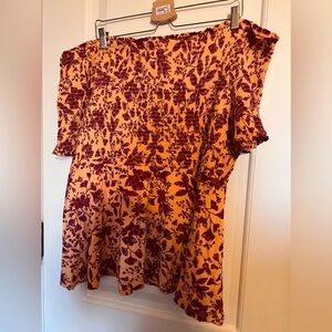 New with tags in every story… off the shoulder top